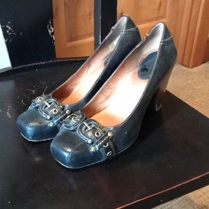 Black Frye heels